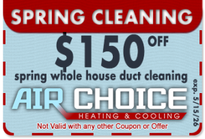Spring Duct Cleaning Special